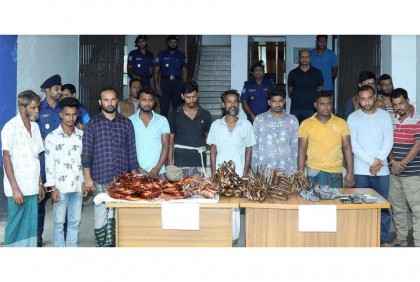 বৈদ্যুতিক ট্রান্সফরমার চুরির মামলায় গ্রেফতার ১০