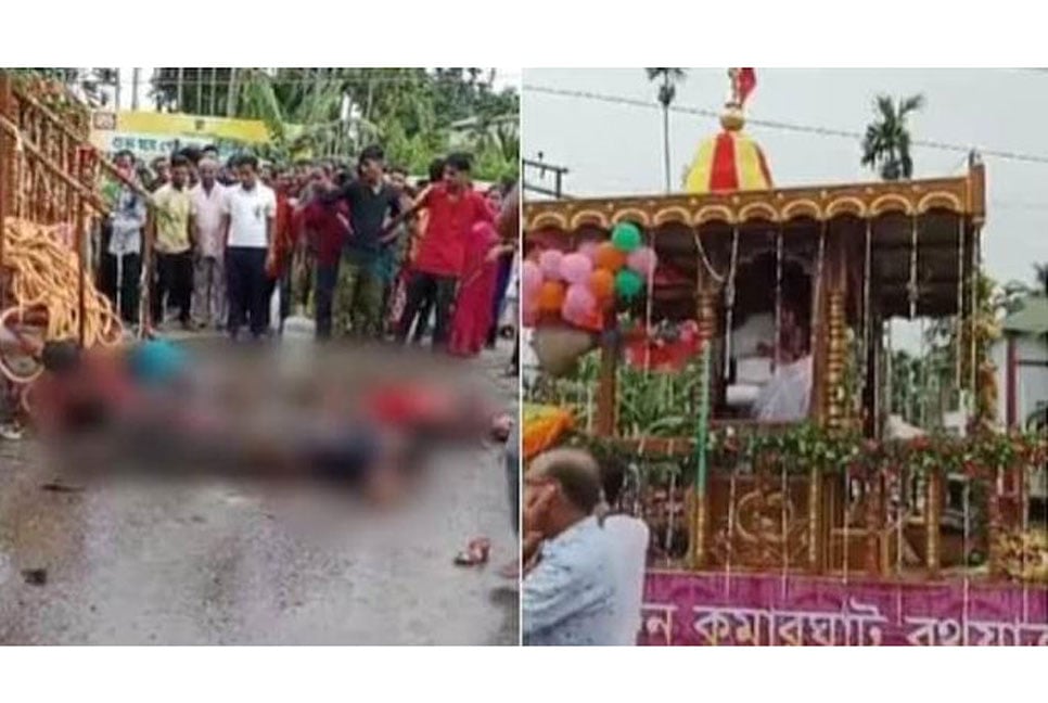 ত্রিপুরায় রথযাত্রা উৎসবে বিদ্যুৎস্পৃষ্ট হয়ে ৬ জনের মৃত্যু