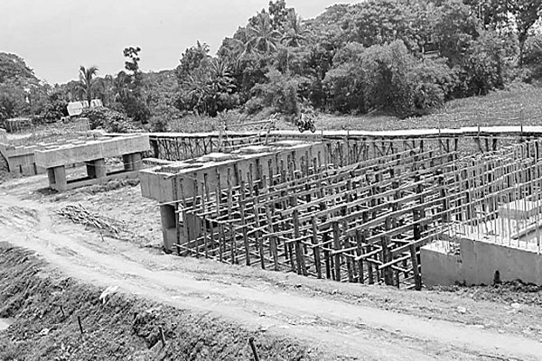 নির্মাণাধীন দুই সেতু গলার কাঁটা