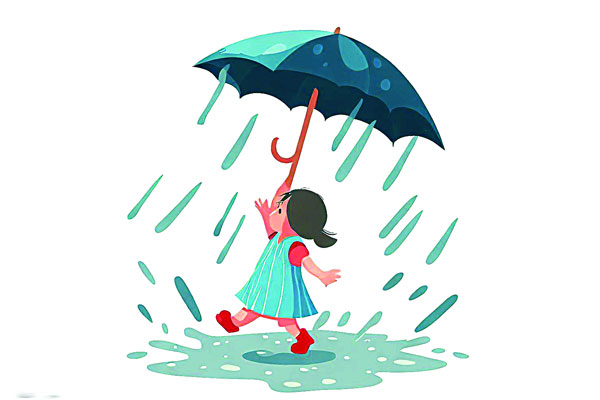 বৃষ্টি পড়ে ঝুমুর তালে