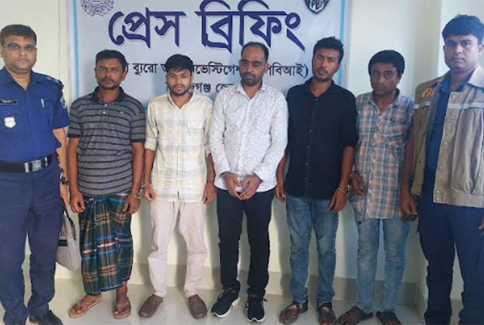সিরাজগঞ্জে চাঁদাবাজির অভিযোগে গ্রেফতার ৬
