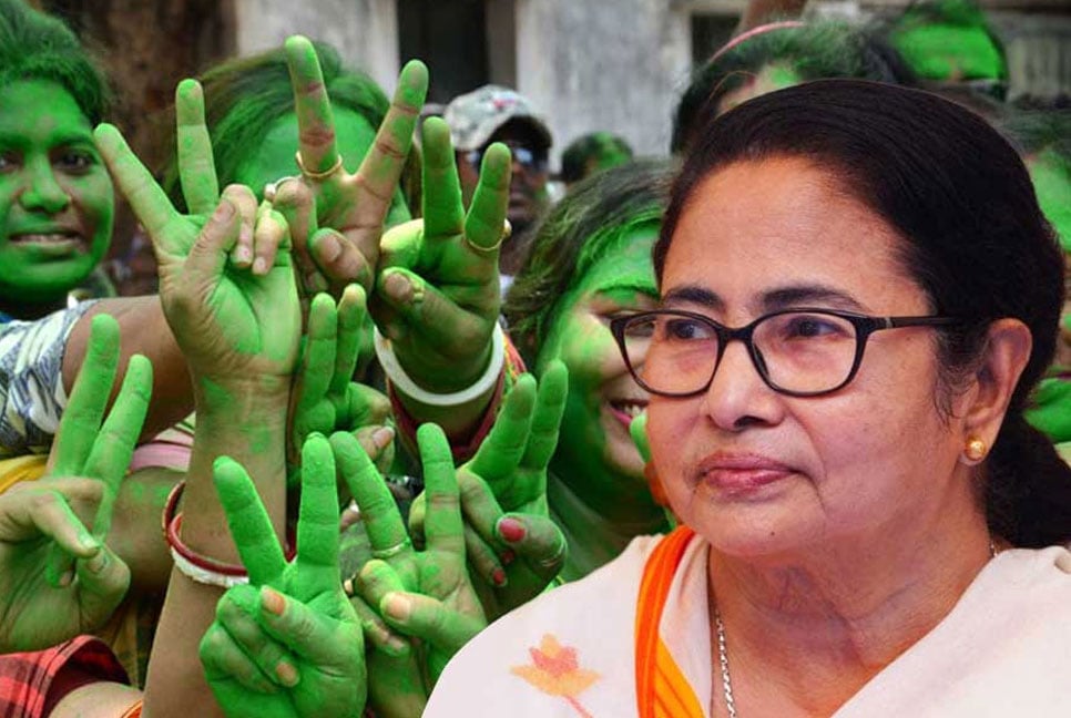 পঞ্চায়েত ভোটের ফলে এগিয়ে তৃণমূল কংগ্রেস, অভিনন্দন বার্তা মমতার