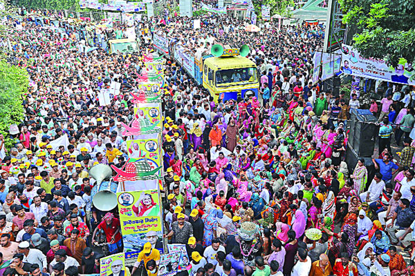 দেশজুড়ে আওয়ামী লীগের শোভাযাত্রা