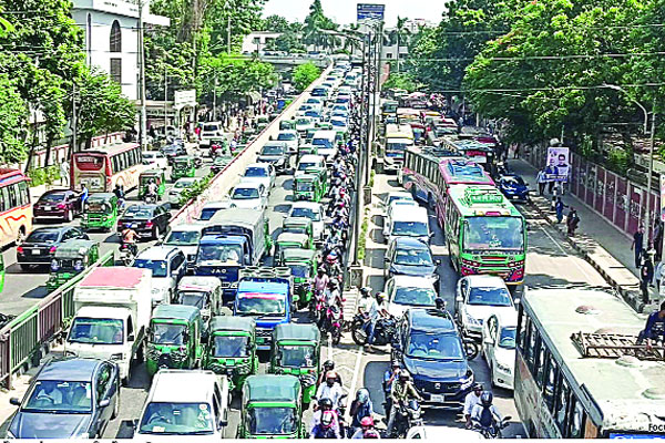 তীব্র যানজট