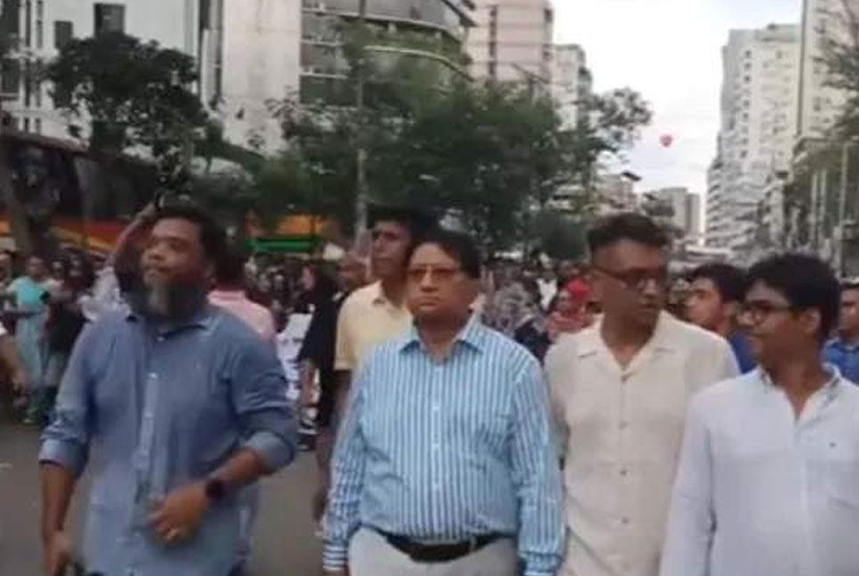 ঢাকা মহানগর দক্ষিণ বিএনপির শোক র‌্যালি 

