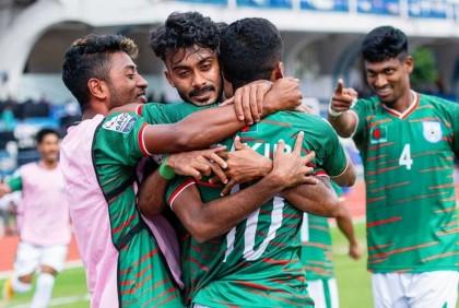 ফিফা র‍্যাংকিংয়ে বাংলাদেশের তিন ধাপ ‍উন্নতি