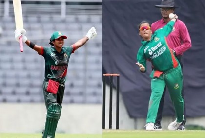 ভারতকে রুখে দিয়ে র‌্যাঙ্কিংয়ে ফারজানা-নাহিদার ইতিহাস