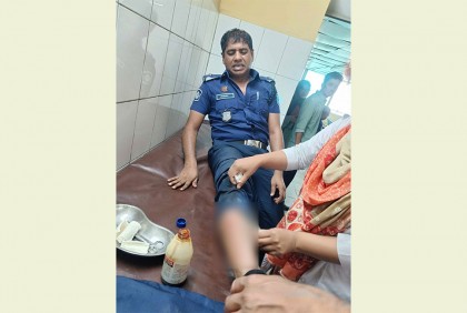 বিএনপি-পুলিশ সংঘর্ষে সিদ্ধিরগঞ্জ থানার ওসি আহত