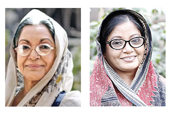 একসঙ্গে দিলারা জামান-ডলি জহুর