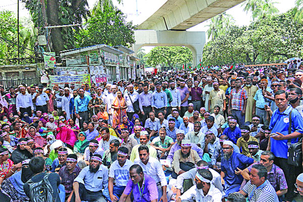 আমরণ অনশনে শিক্ষকরা