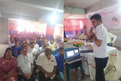 বাসাবোতে নির্মাণ শ্রমিকদের মধ্যে ডেঙ্গু বিষয়ক সচেতনতা সভা অনুষ্ঠিত