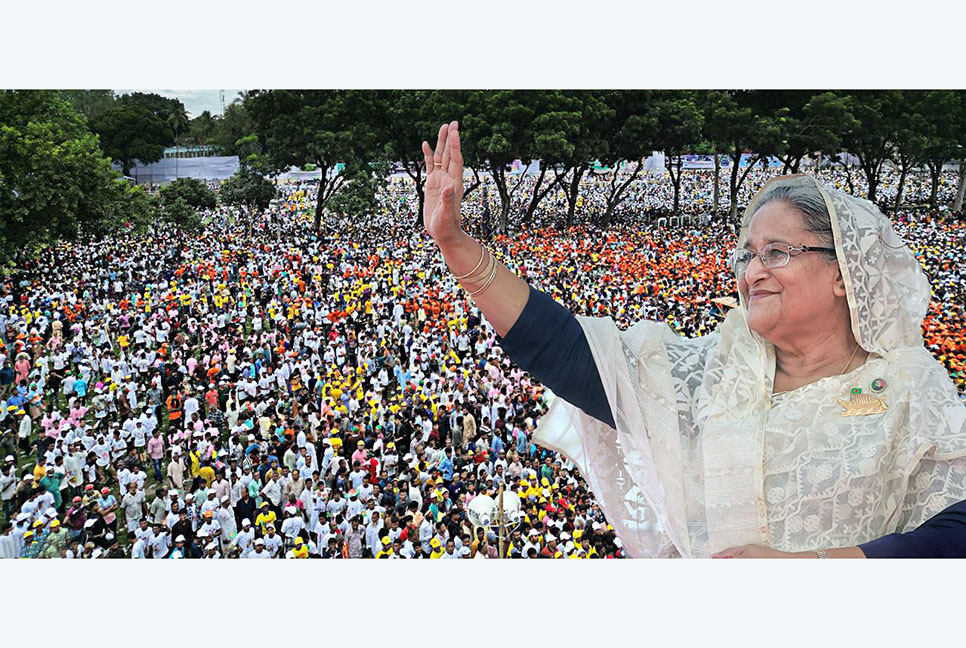 আওয়ামী লীগ সরকারে আসার পর রংপুরে আর মঙ্গা আসেনি : প্রধানমন্ত্রী 