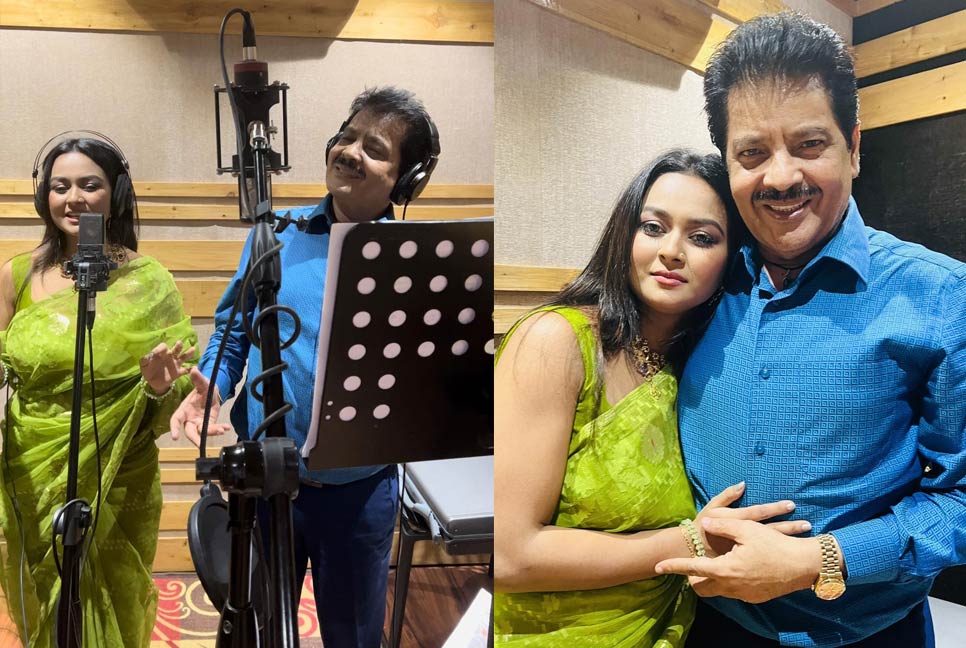 এবার উদিত নারায়ণের সঙ্গে গাইলেন পর্ণা