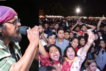 বাংলাদেশি ফেস্টিভ্যালে জেমস উন্মাদনায় মেতেছিল আমেরিকানরাও