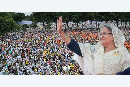 আওয়ামী লীগ সরকারে আসার পর রংপুরে আর মঙ্গা আসেনি : প্রধানমন্ত্রী 