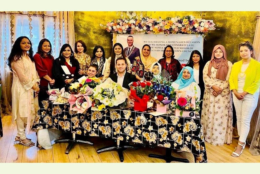 সিডনিতে ক্যান্টরবুরী-ব্যাংকসটাউনের নব নির্বাচিত মেয়রকে বাংলাদেশি কমিউনিটির সংবর্ধনা