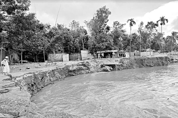 ভয়াবহ ভাঙন যমুনায়