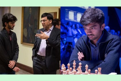 ৩৬ বছর পর শীর্ষচ্যুত আনন্দ, ভারতের এক নম্বর দাবাড়ু ১৭ বছরের গুকেশ