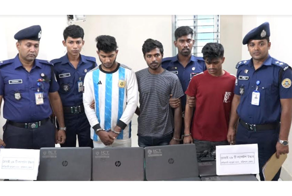 বরিশালে চোর চক্রের ৩ সদস্য কারাগারে 
