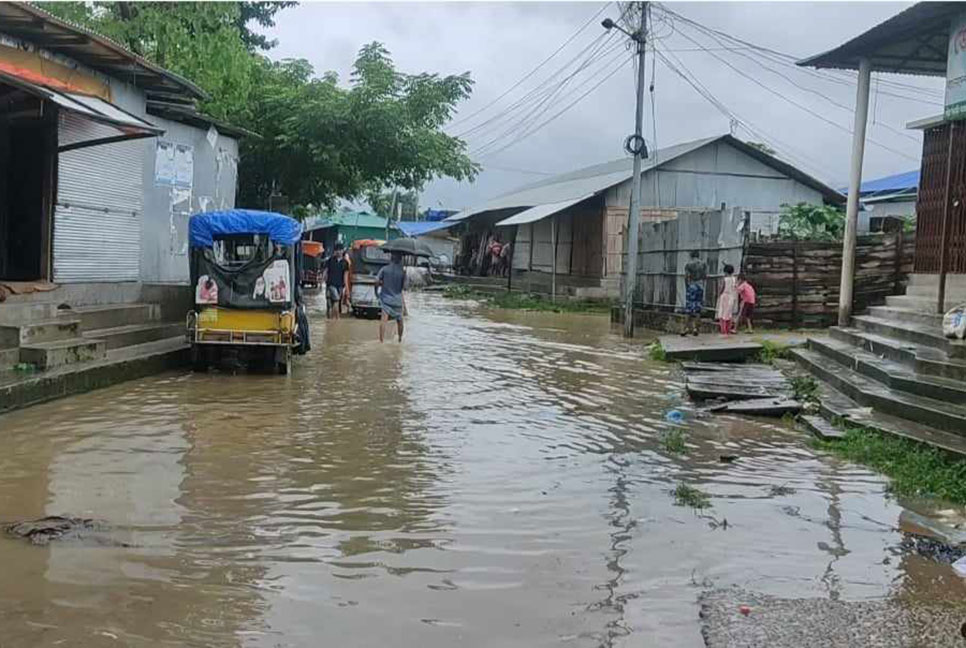খাগড়াছড়িতে চেঙ্গী নদীর পানি বৃদ্ধি  