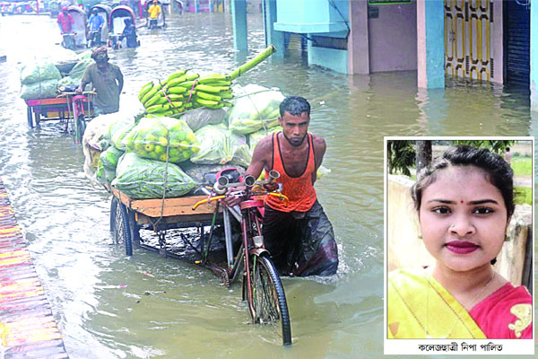 আবারও নালায় ডুবে কলেজছাত্রীর মৃত্যু