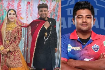 কাশ্মীরের তরুণীকে বিয়ে করলেন ক্রিকেটার সরফরাজ