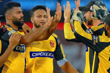 ডাম্বুলার কাছে বড় ব্যবধানে হারল সাকিবের গল টাইটান্স