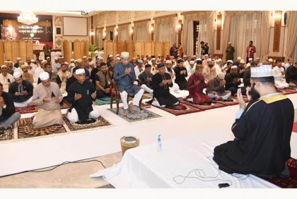 জাতীয় শোক দিবসে বঙ্গভবনে রাষ্ট্রপতির দোয়ার আয়োজন

