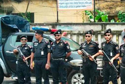 বগুড়ায় র‌্যাবের বিশেষ টহল 
