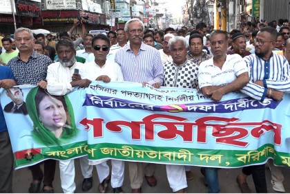 
বরিশালে বিএনপির গণমিছিল