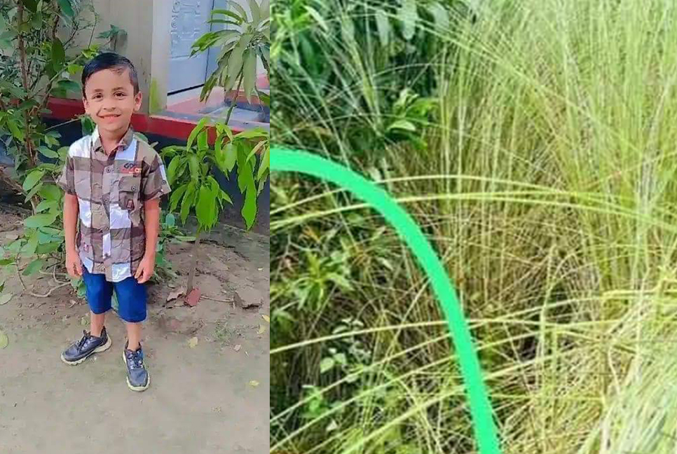 নিখোঁজের তিন দিন পর বালুর মাঠে মিলল শিশুর মরদেহ