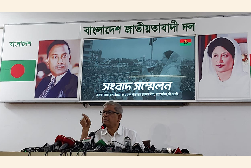 সরকারের বিদায় সময়ের ব্যাপার মাত্র : মির্জা ফখরুল