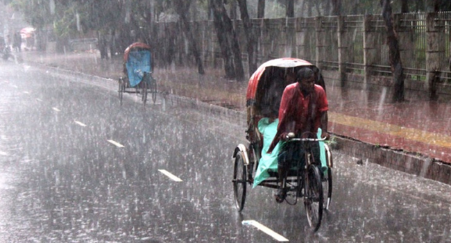 চার বিভাগে ভারী বৃষ্টিপাতের সম্ভাবনা