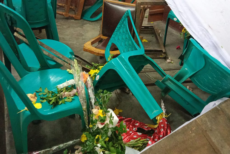 মুন্সীগঞ্জ জাতীয় পার্টির পরিচিতি সভায় দুই গ্রুপের সংঘর্ষ 