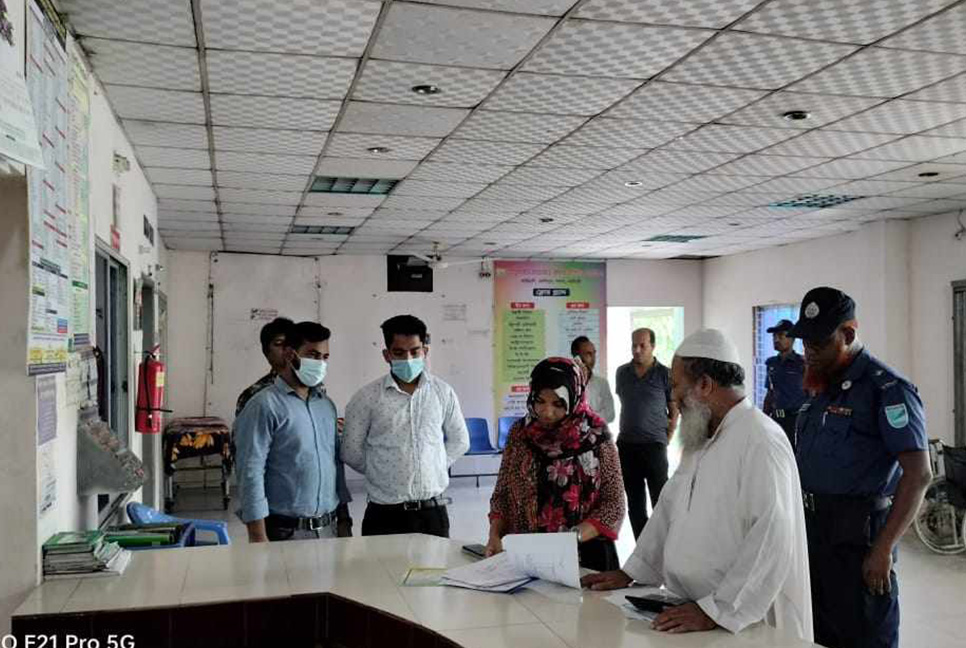 নরসিংদীতে ভ্রাম্যমাণ আদালতের অভিযান, হাসপাতাল কর্তৃপক্ষকে জরিমানা