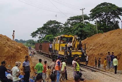 আখাউড়া-আগরতলা রেলপথে চালানো হল গ্যাংকার
