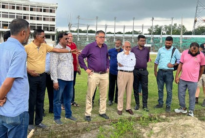 ‌‘বরিশাল স্টেডিয়ামকে আন্তর্জাতিক মানে পরিণত করার কার্যক্রম চলছে’