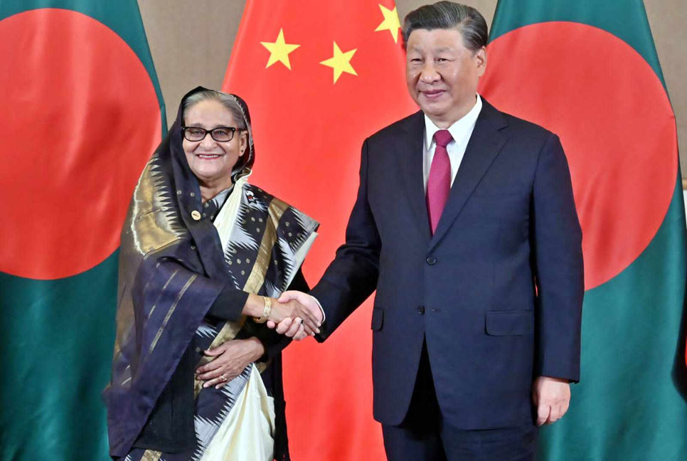 শেখ হাসিনা-শি জিনপিং দ্বিপাক্ষিক বৈঠক অনুষ্ঠিত

