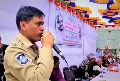 আওয়ামী লীগকে ভোট দেওয়ার আহ্বান ওসির