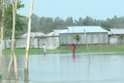 কুড়িগ্রামে নদ-নদীর পানি বাড়ছে, নিম্নাঞ্চল প্লাবিত
