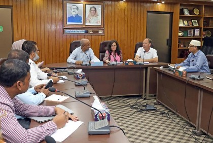 নেদারল্যান্ডসের ওয়েজিনইনজেন ইউনিভার্সিটির প্রতিনিধি দলের বারি পরিদর্শন