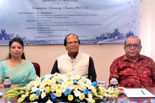 ঢাবির অপরাধবিজ্ঞান বিভাগের  দশম ব্যাচের নবীনবরণ অনুষ্ঠিত