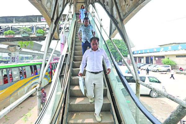 চলে না চলন্ত সিঁড়ি