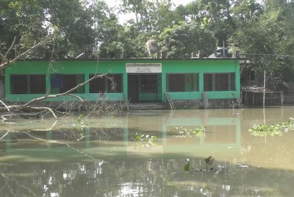 জামালপুরে যমুনার পানি বিপদসীমার উপরে