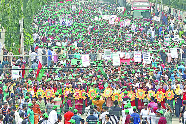 আওয়ামী লীগ জুলুম করে টিকে থাকতে পারবে না