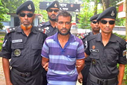 বগুড়ায় হত্যা মামলার আসামি গ্রেফতার