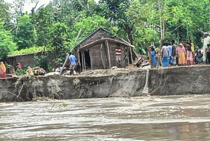 কুড়িগ্রামে কমছে নদ-নদীর পানি