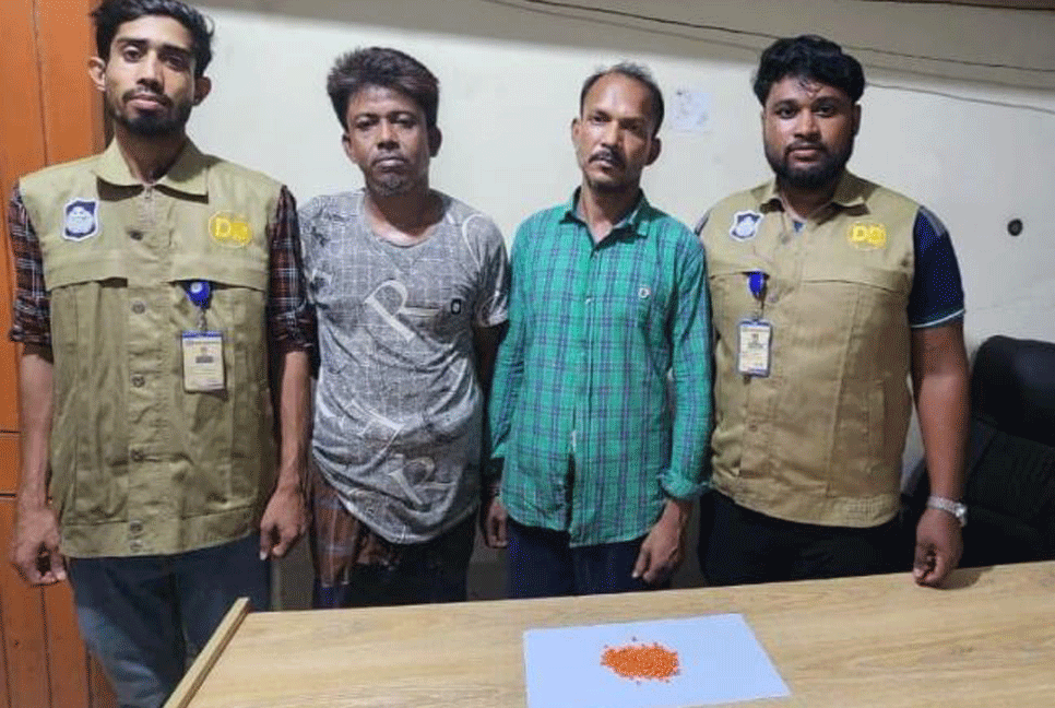 ভৈরবে ৬০০ পিস ইয়াবাসহ দুইজন গ্রেফতার