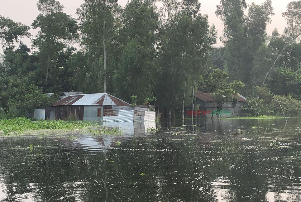 বাড়ছে যুমনার পানি, বাড়ছে দুর্ভোগ