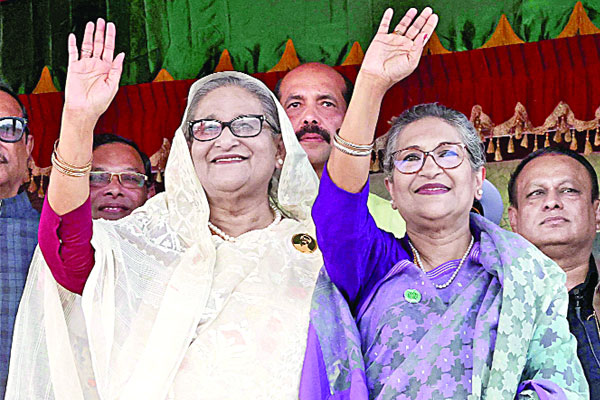 নিষেধাজ্ঞার ভয় দেখিয়ে লাভ নেই : প্রধানমন্ত্রী